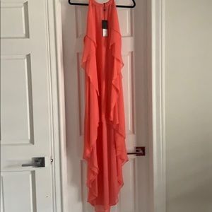 Brand new BCBG never worn hi lo dress
